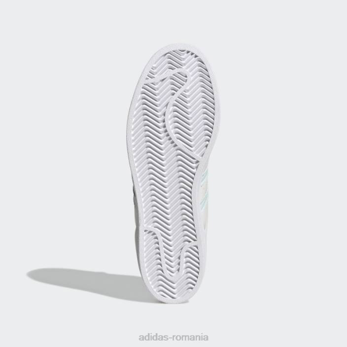 Adidas pantofi superstar x lego albi unisex mentă albă/gheată 2JBN22164
