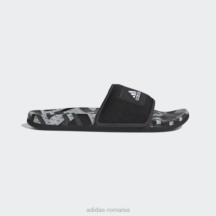 Adidas papuci adilette comfort x lego negru unisex negru/alb/gri 2JBN12895