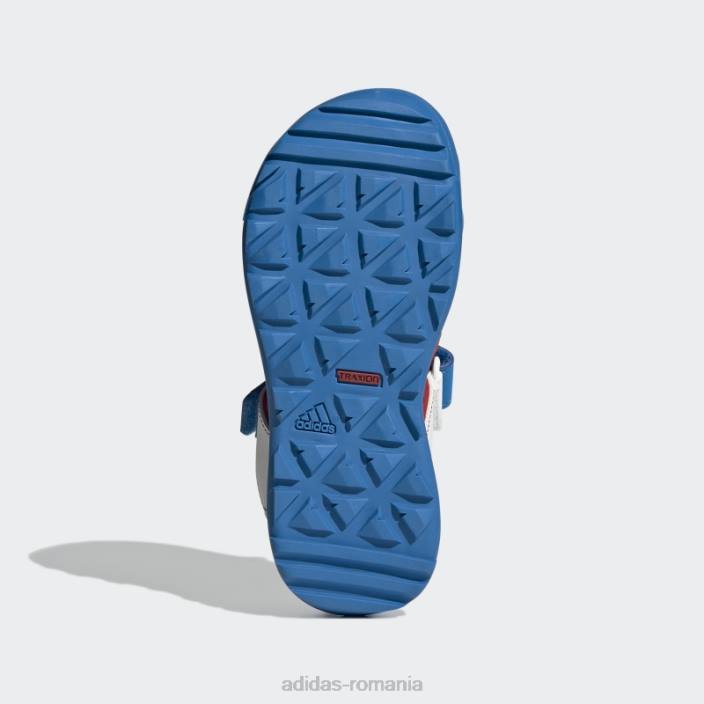 Adidas sandale capitan toey x lego albastru fierbinte unisex albastru/rosu/alb 2JBN18180