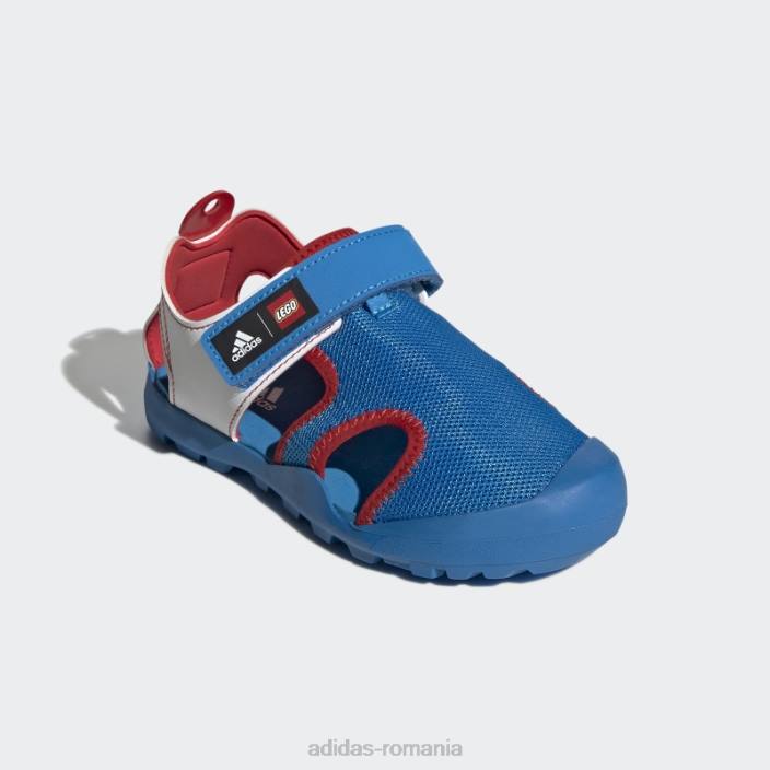 Adidas sandale capitan toey x lego albastru fierbinte unisex albastru/rosu/alb 2JBN18180