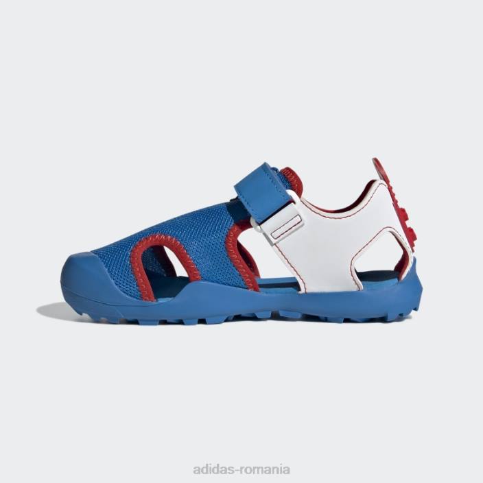 Adidas sandale capitan toey x lego albastru fierbinte unisex albastru/rosu/alb 2JBN18180