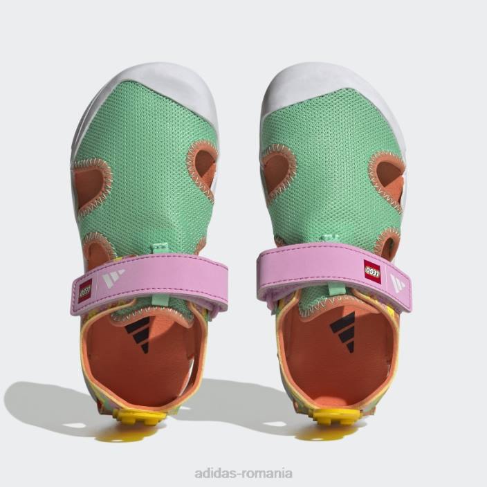 Adidas sandale terrex x lego capitan toey verde strălucire unisex strălucire verde/orhidee/coral 2JBN11282