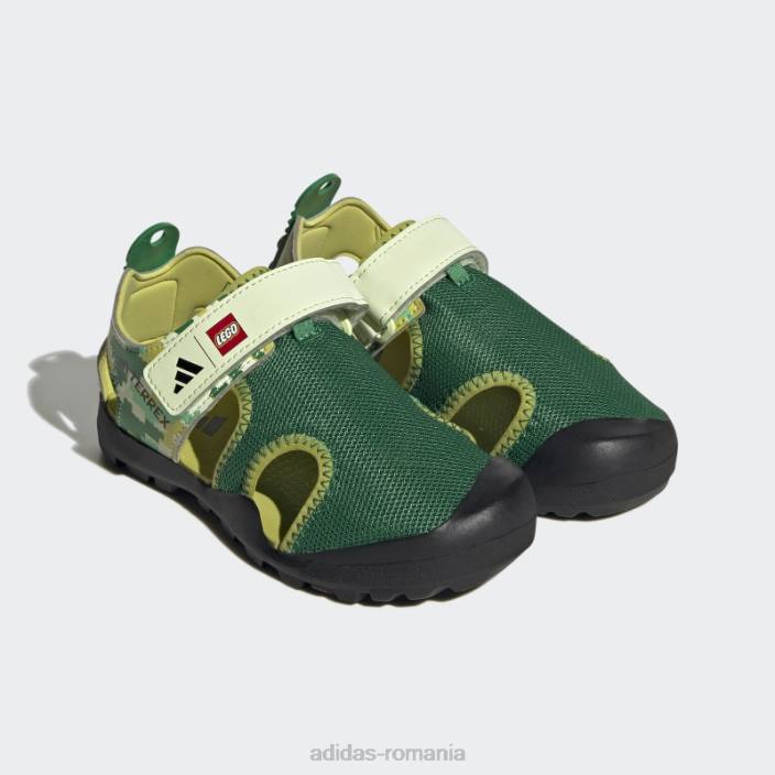 Adidas sandale verzi terrex x lego capitan toey adidas unisex verde/verde strălucire/negru 2JBN11283