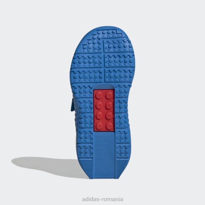 Adidas shock blue x lego sport pro pantofi moda unisex soc albastru/alb/rosu 2JBN18068