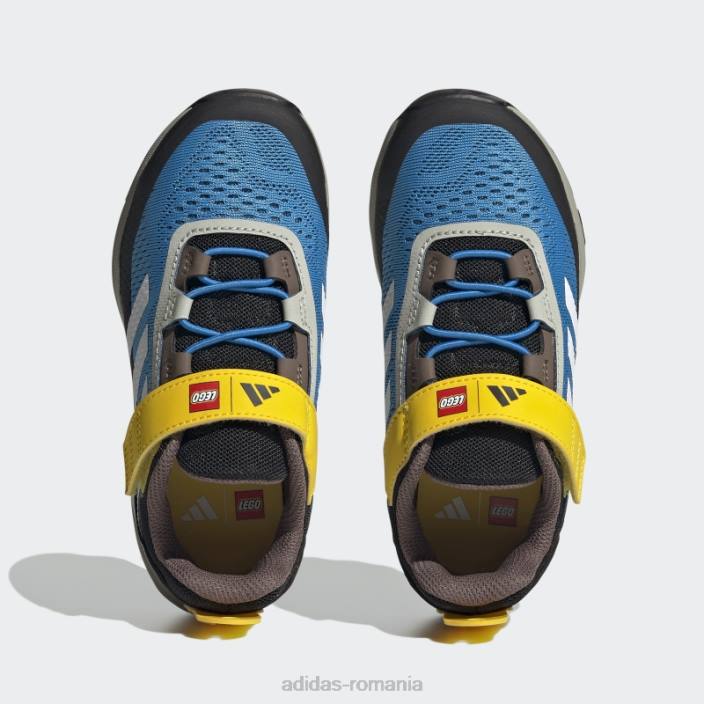 Adidas terrex x lego pantofi de alergare agravic flow trail albastru unisex albastru/alb/gri metal 2JBN3517