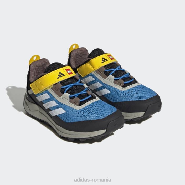 Adidas terrex x lego pantofi de alergare agravic flow trail albastru unisex albastru/alb/gri metal 2JBN3517