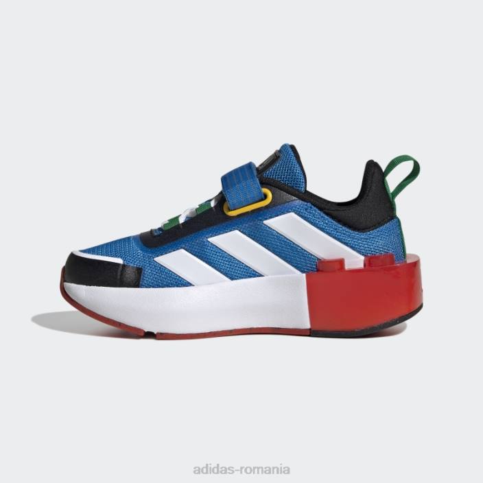 Adidas x lego tech rnr dantelă elastică și pantofi cu curea superioară șoc albastru fashion unisex soc albastru/alb/rosu 2JBN17972