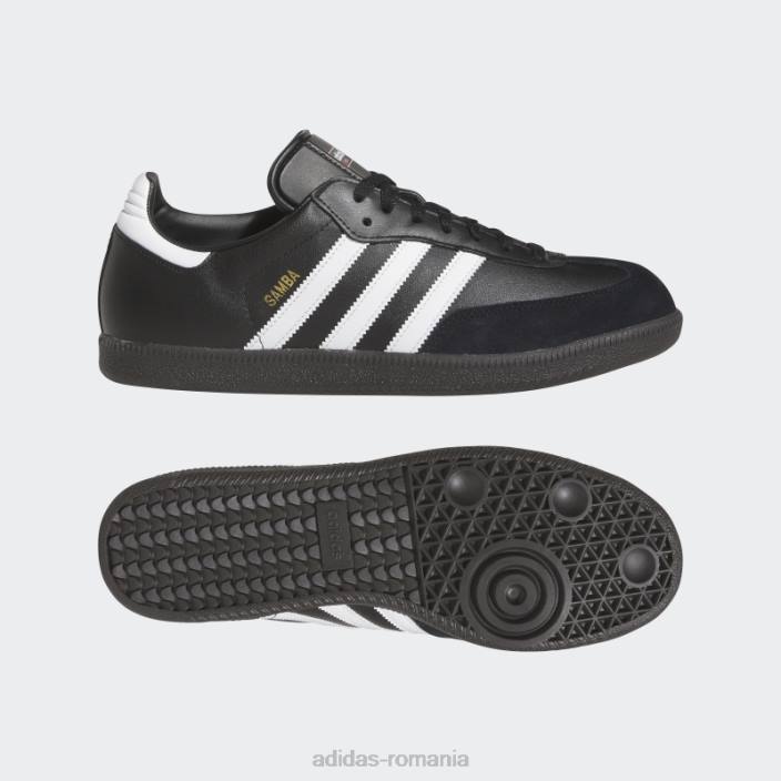 Adidas pantofi piele samba negri unisex negru/alb încălțăminte 2JBN12673