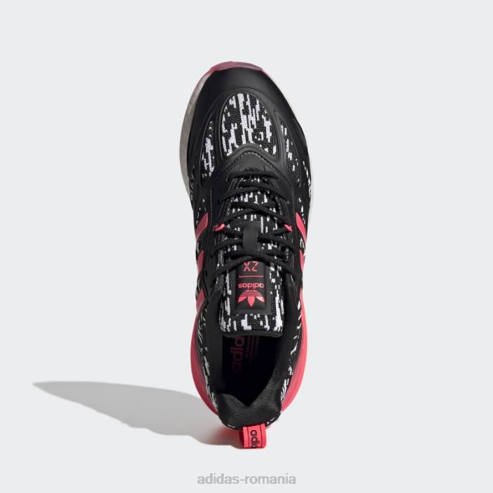 Adidas Pantofi zx 2k boost 2.0 negri unisex alb/negru/galben 2JBN12997