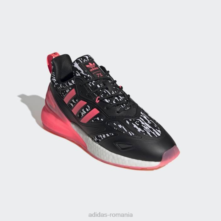 Adidas Pantofi zx 2k boost 2.0 negri unisex alb/negru/galben 2JBN12997