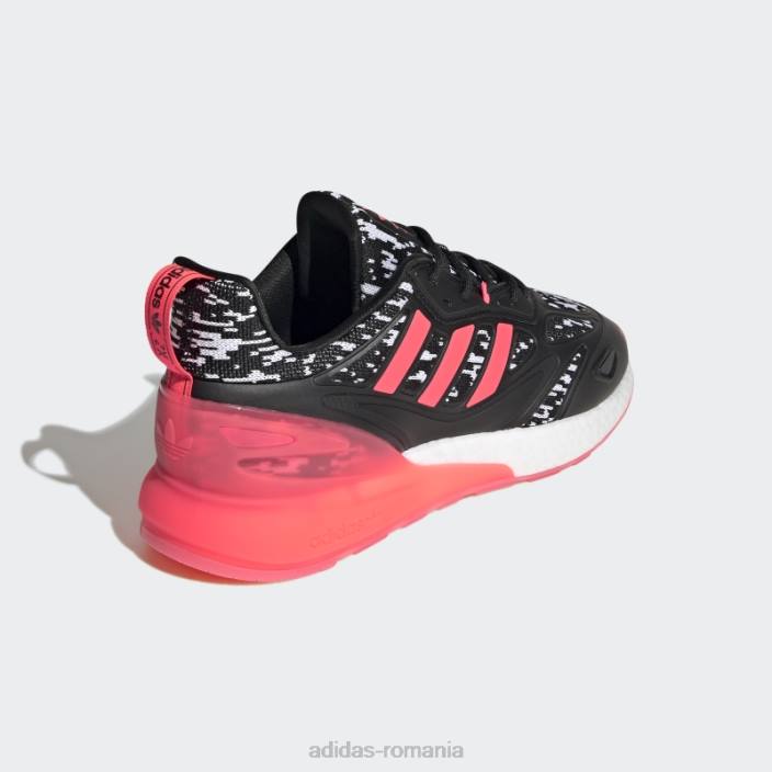Adidas Pantofi zx 2k boost 2.0 negri unisex alb/negru/galben 2JBN12997
