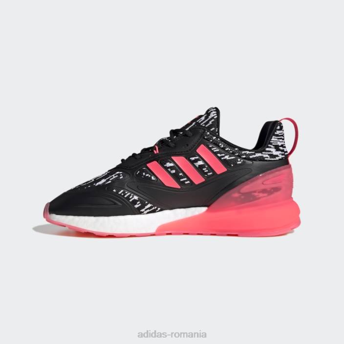 Adidas Pantofi zx 2k boost 2.0 negri unisex alb/negru/galben 2JBN12997