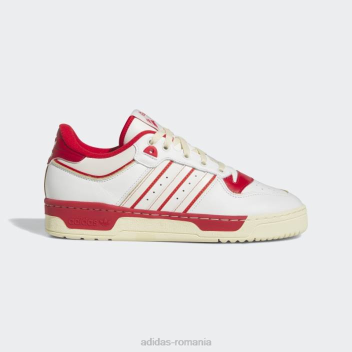 Adidas Red rivalry low 86 pantofi unisex alb roșu 2JBN12499