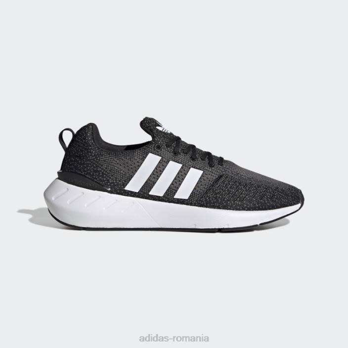 Adidas Swift Grey Run 22 pantofi moda unisex negru/alb/gri 2JBN3871