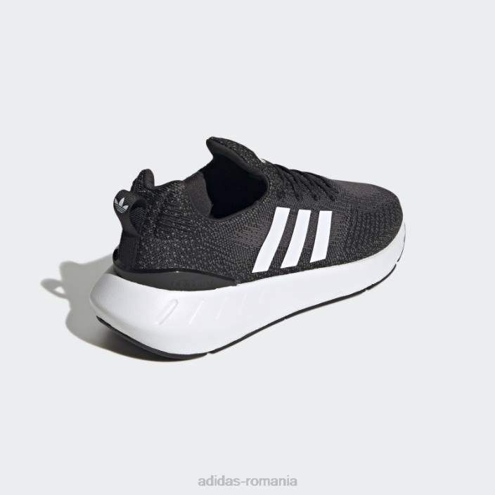 Adidas Swift Grey Run 22 pantofi moda unisex negru/alb/gri 2JBN3871