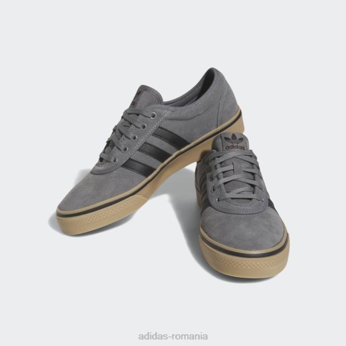 Adidas adiease pantofi gri unisex gri/negru/gumă 2JBN12439