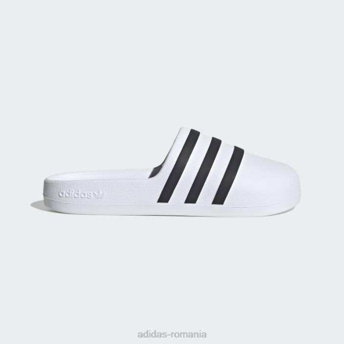 Adidas adifom adilette slides white unisex alb negru 2JBN12541