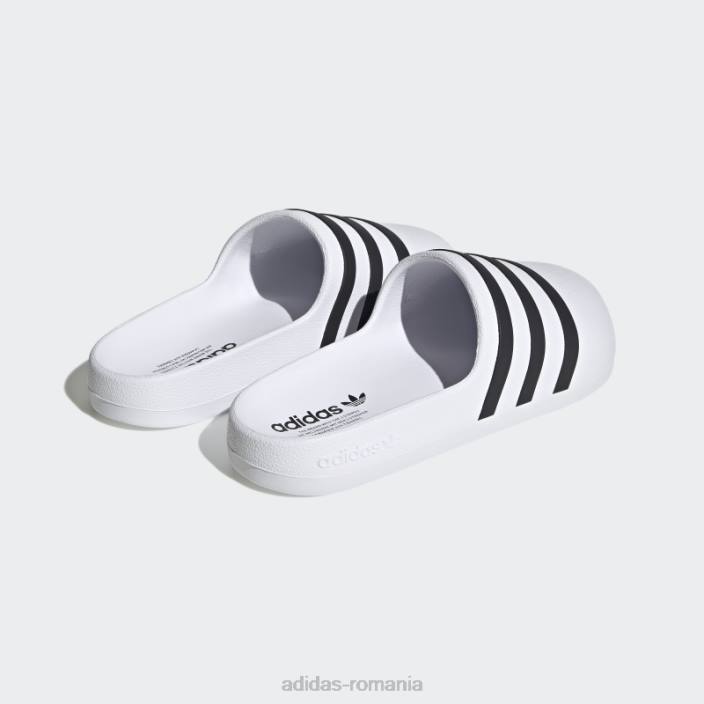 Adidas adifom adilette slides white unisex alb negru 2JBN12541