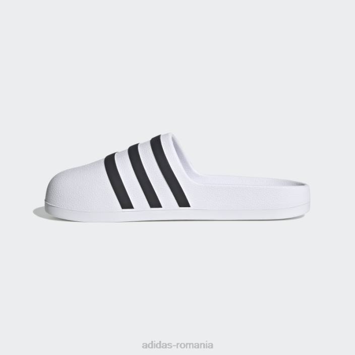 Adidas adifom adilette slides white unisex alb negru 2JBN12541