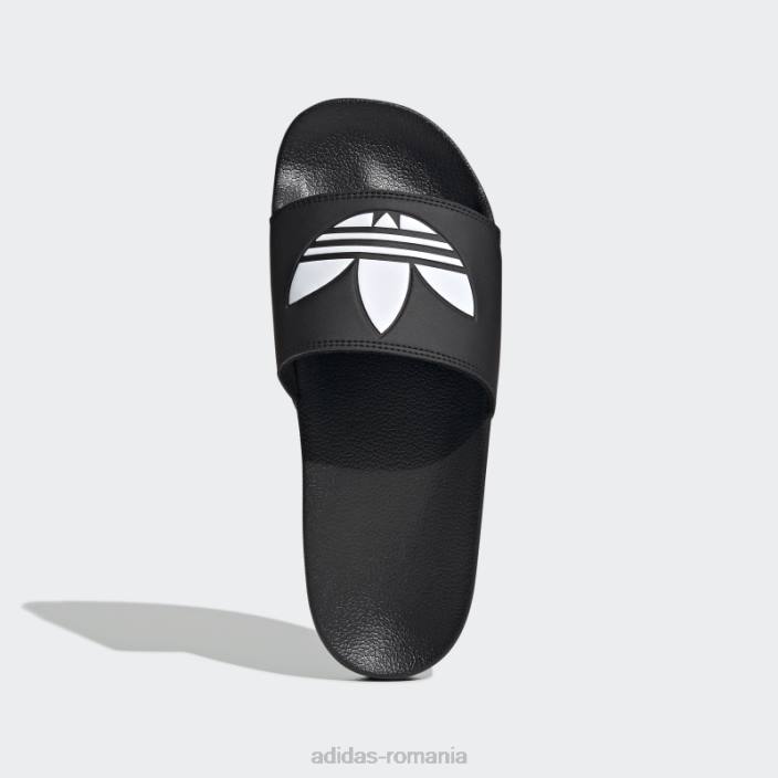Adidas adilette lite diapozitive albe unisex alb negru 2JBN3840