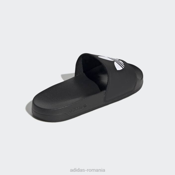 Adidas adilette lite diapozitive albe unisex alb negru 2JBN3840