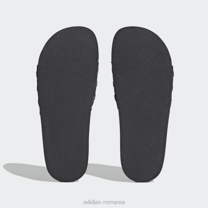 Adidas adilette slides fashion alb unisex alb negru 2JBN12249