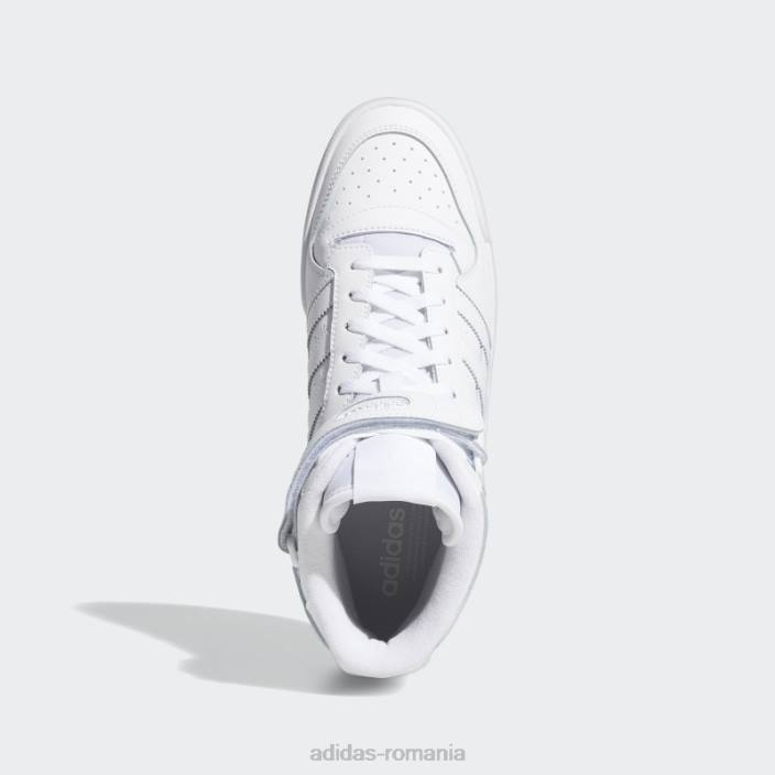 Adidas alb forum pantofi mijlocii moda unisex alb 2JBN3855