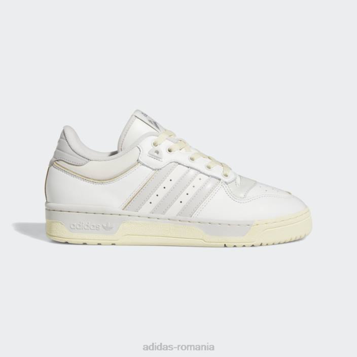 Adidas alb rivalitate low 86 pantofi unisex alb/gri 2JBN12337