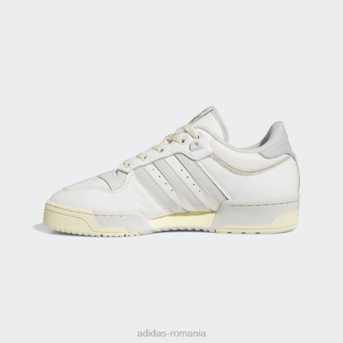 Adidas alb rivalitate low 86 pantofi unisex alb/gri 2JBN12337