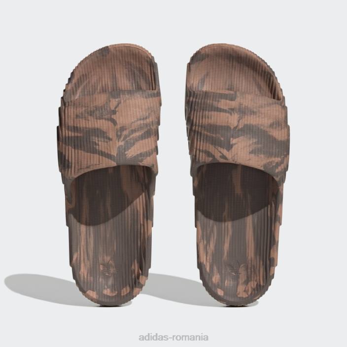 Adidas argilă adilette 22 diapozitive unisex lut/pământ/negru 2JBN12815