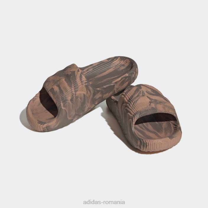 Adidas argilă adilette 22 diapozitive unisex lut/pământ/negru 2JBN12815