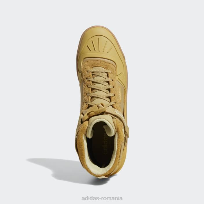 Adidas auriu bej forum hi pantofi gore-tex adidas unisex bej auriu/bej nisipos 2JBN4503