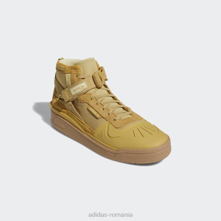 Adidas auriu bej forum hi pantofi gore-tex adidas unisex bej auriu/bej nisipos 2JBN4503