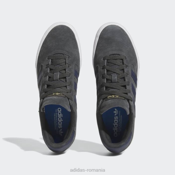 Adidas auriu metalic busenitz vulc 2 pantofi unisex carbon/cerneală/auriu metalic 2JBN12547