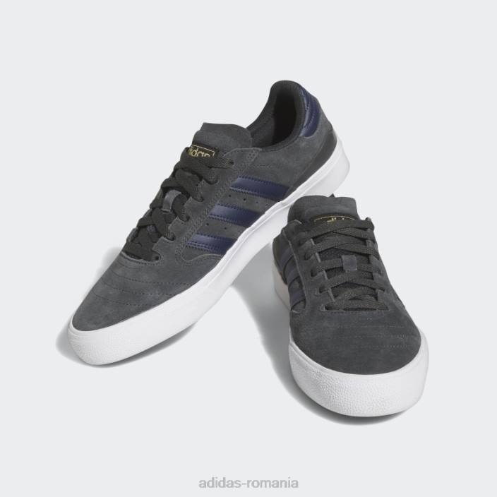 Adidas auriu metalic busenitz vulc 2 pantofi unisex carbon/cerneală/auriu metalic 2JBN12547