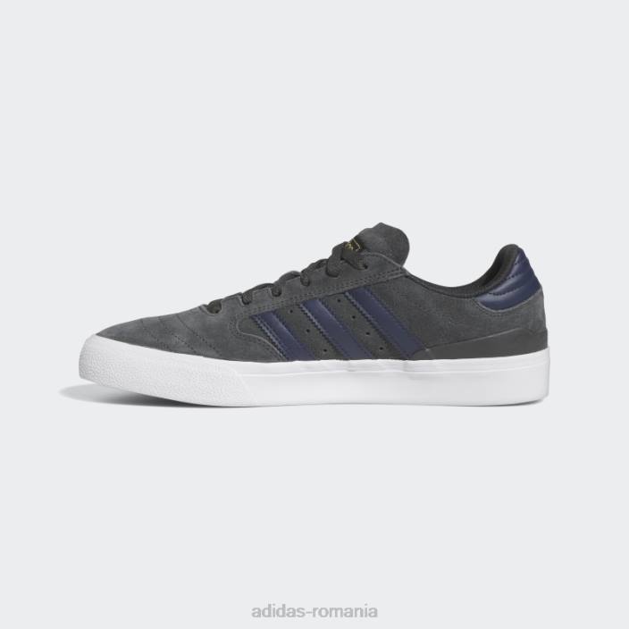 Adidas auriu metalic busenitz vulc 2 pantofi unisex carbon/cerneală/auriu metalic 2JBN12547
