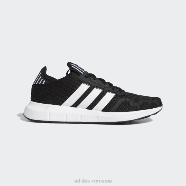 Adidas black swift run x fashion pantofi unisex alb negru 2JBN580