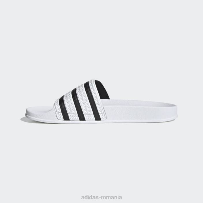 Adidas diapozitive adilette alb/negru unisex alb negru 2JBN3856