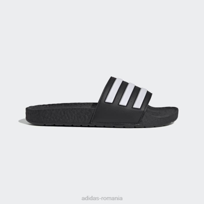 Adidas diapozitive adilette boost negre unisex alb negru 2JBN3872