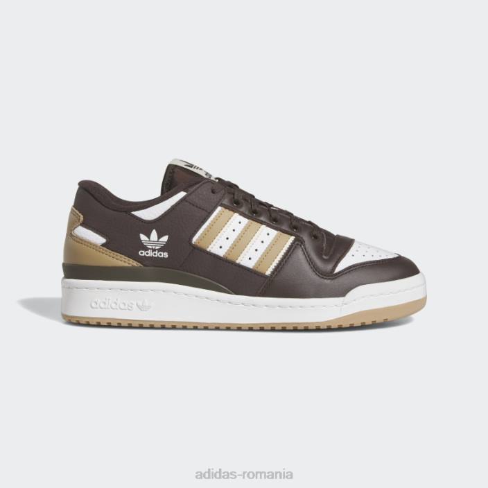 Adidas forum 84 low adv pantofi maro închis unisex maro închis/nuanță ecru/alb 2JBN12619