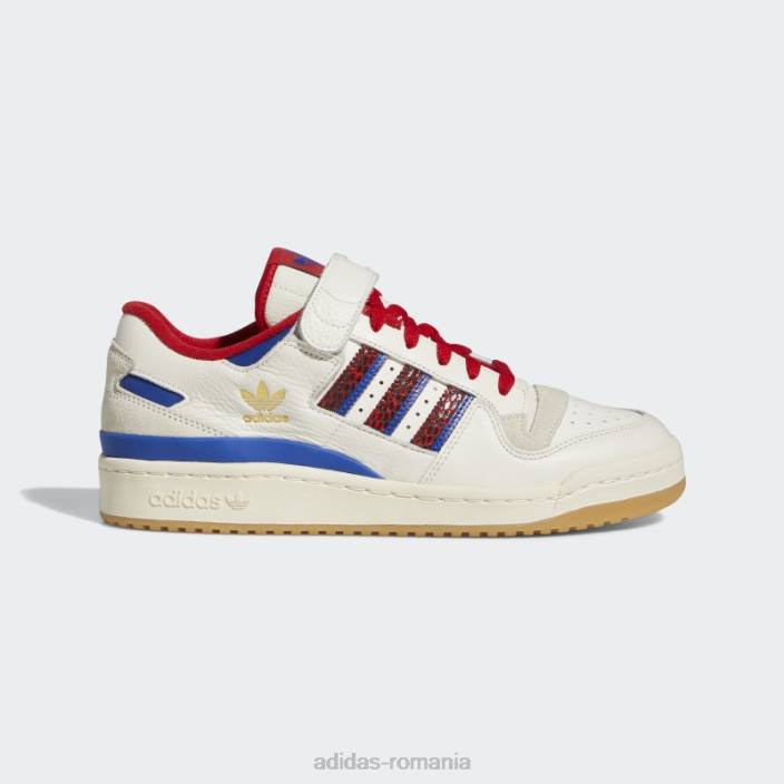Adidas forum 84 pantofi jos stacojiu unisex alb/ stacojiu/ regal 2JBN12628