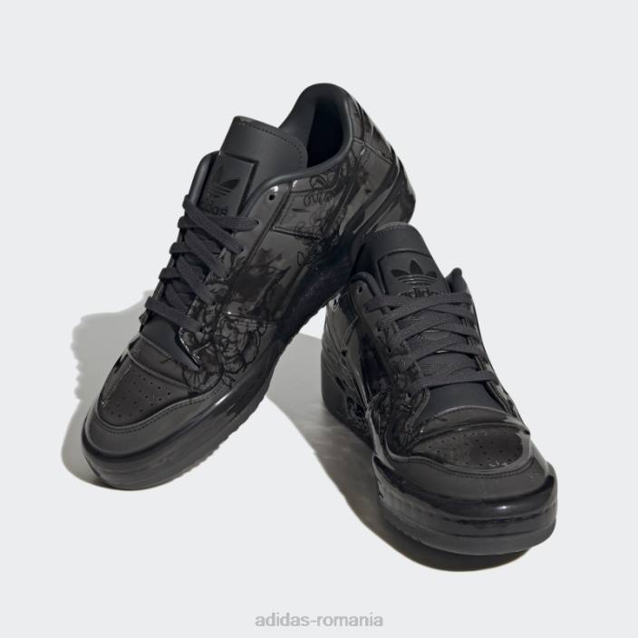 Adidas forum pantofi joase furnizor culoare unisex culoarea furnizorului/carbon 2JBN3974