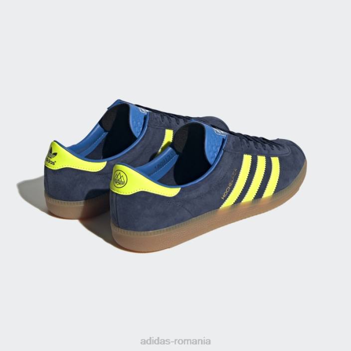Adidas night indigo hochelaga spzl adidas unisex pasăre indigo de noapte/galben/albastru 2JBN333