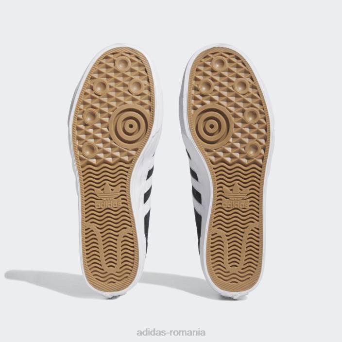 Adidas nizza low adv pantofi negri unisex alb negru 2JBN3950