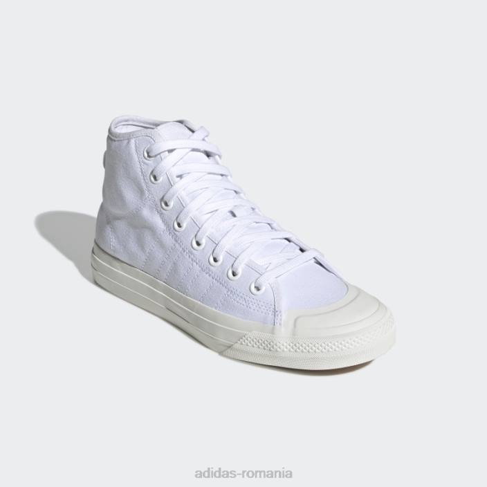 Adidas nizza rf hi pantofi albi unisex alb 2JBN588