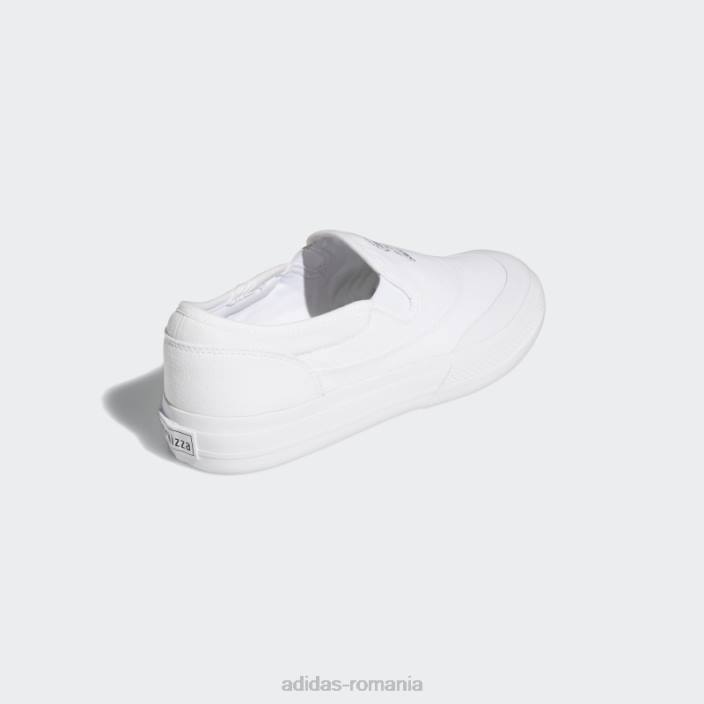 Adidas nizza rf pantofi albi unisex alb negru 2JBN4592