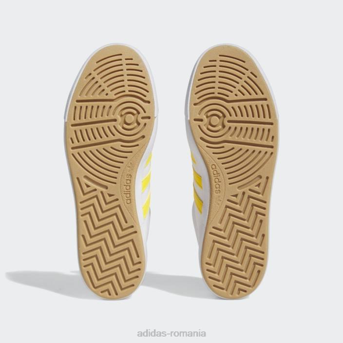 Adidas nora pantofi aurii unisex alb/auriu/marin 2JBN12811