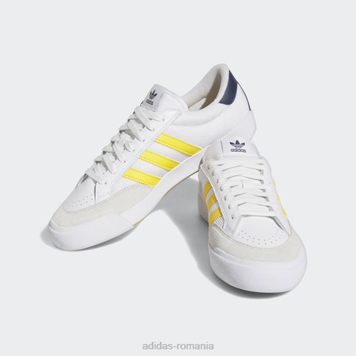Adidas nora pantofi aurii unisex alb/auriu/marin 2JBN12811