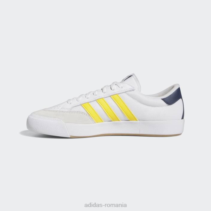 Adidas nora pantofi aurii unisex alb/auriu/marin 2JBN12811