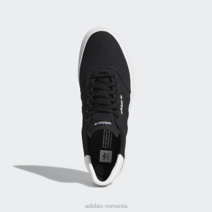 Adidas pantofi 3mc vulc albi unisex alb negru 2JBN4761